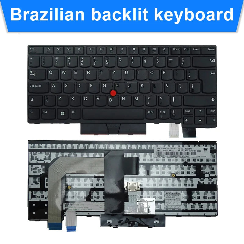 LIAN MO Replacement Keyboard for Lenovo ThinkPad-T470, T480, A475, A485