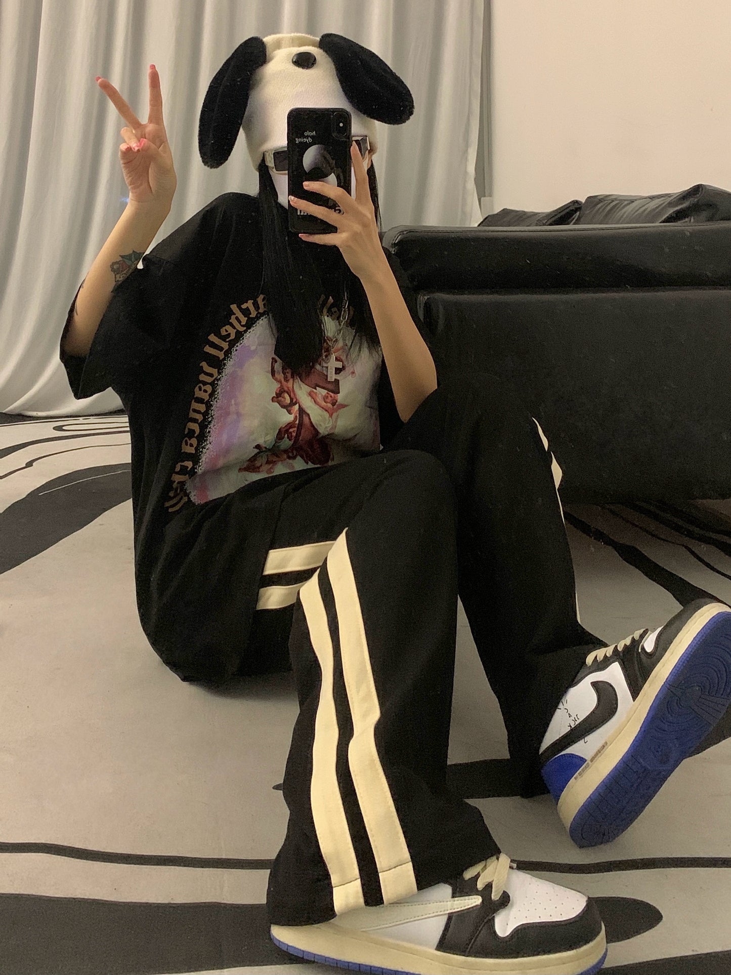 Sweet Oxygen Girl Striped Sweatpants