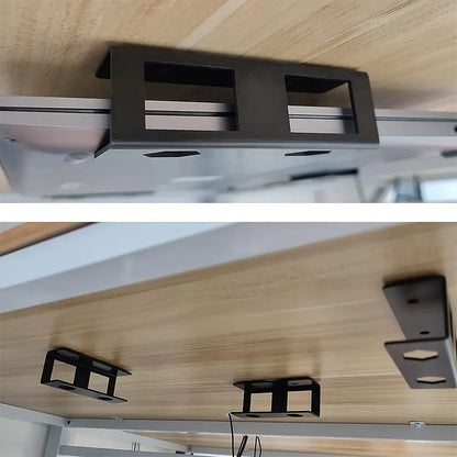 Under Table Laptop Holder Notebook Storage Brackets