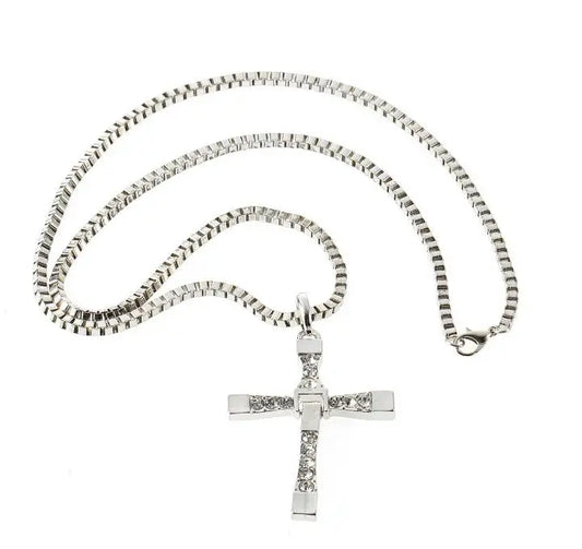 Men's Cross Necklace – Fast and Angry Pendant