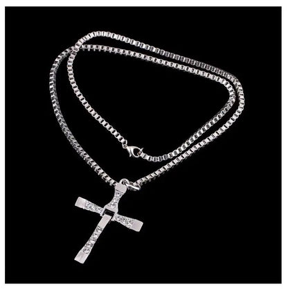 Men's Cross Necklace – Fast and Angry Pendant