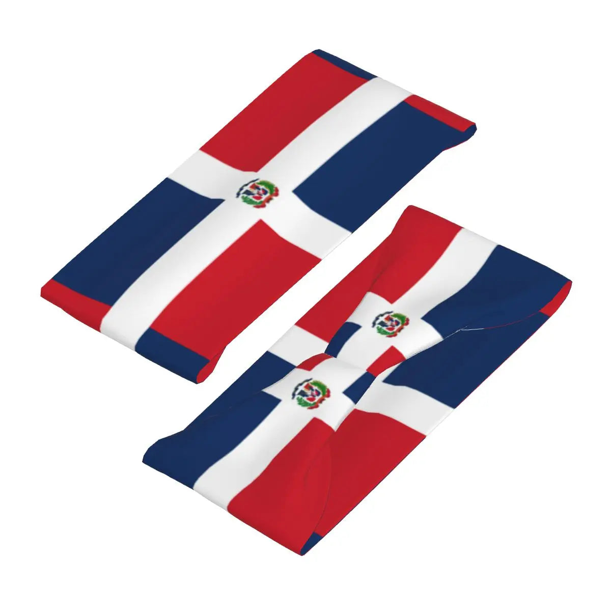 Dominican Republic Flag Sports Sweatband – Breathable Yoga Headband for Hair