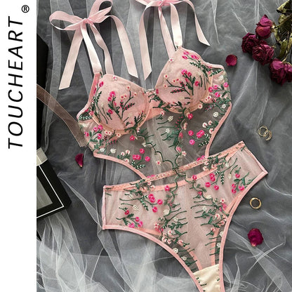 Sexy Lingerie Set - Bra & Panties, Women's Choice Thong