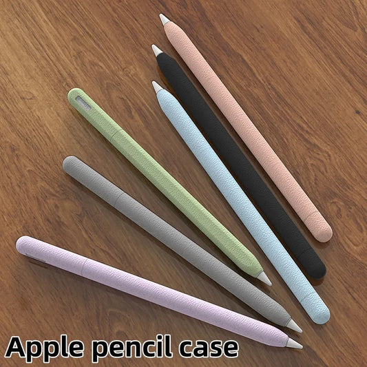 Pencil Case Silicone Tablet Stylus Protection Case Solid Color Shockproof