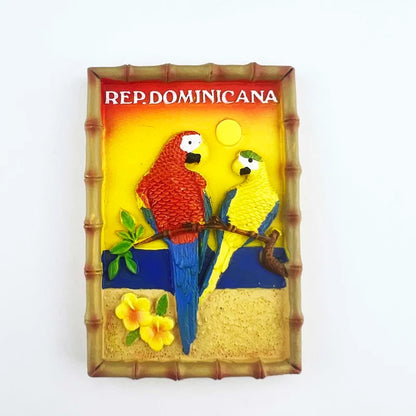 Dominican Republic Fridge Magnets – Creative Tourism Souvenirs, Magnetic Stickers for Home Decor and Wedding Gifts